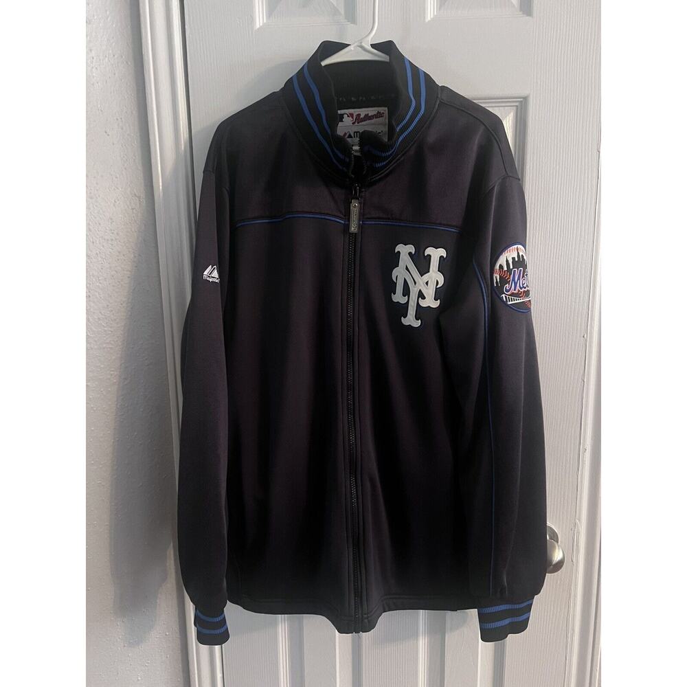 VTG Y2K Authentic Collection MLB New York Mets Baseball Jacket XL Men Rare